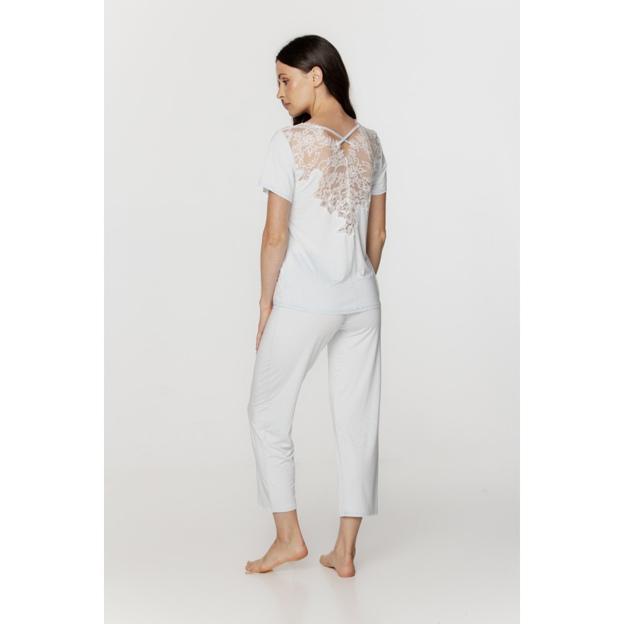 Conjunto de pijama ajustado en micromodal